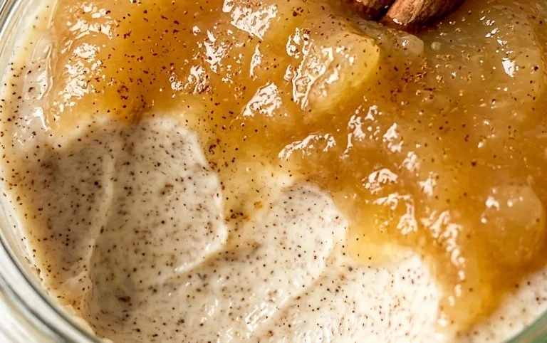 Zimtcreme mit Apfelmus – super schnell und einfach