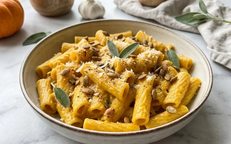 Cremige Kürbis Pasta: Schnell, einfach und würzig