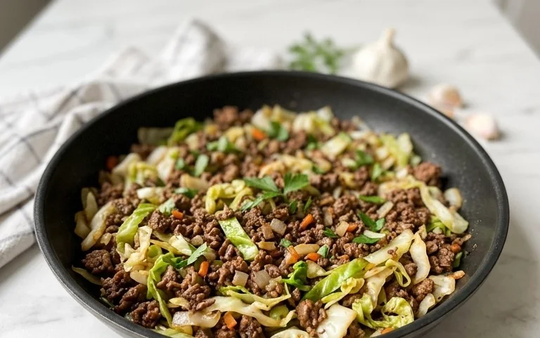 Kohl mit Hackfleisch: Deftiges Rezept für die Pfanne