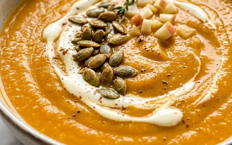 Pumpkin Apple Cider Bisque