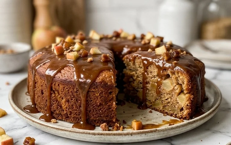 Sticky Toffee Apple Cake: Saftiges Rezept zum Backen