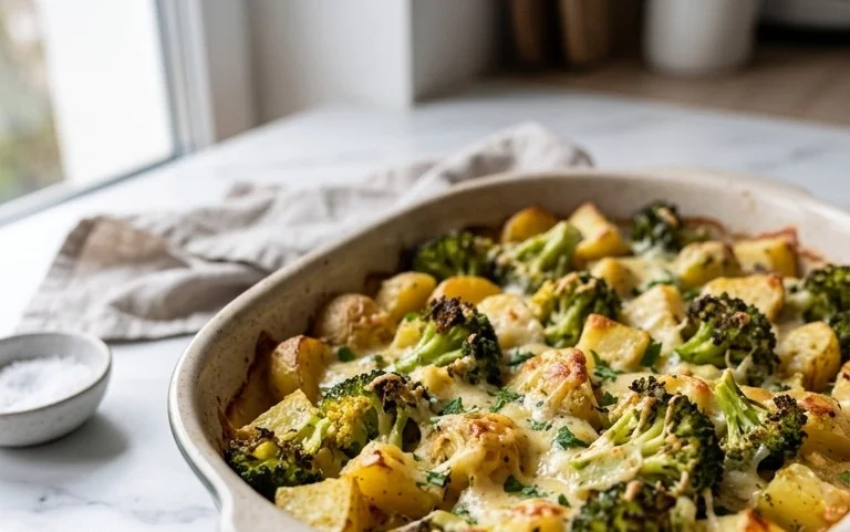 Brokkoli-Kartoffeln vom Blech: Knusprig & Gesund