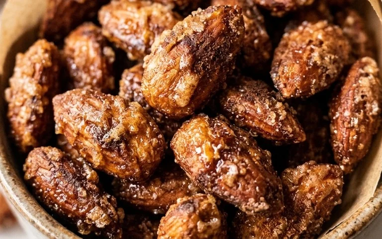Amazing Roasted Almonds {German Christmas Market Style}